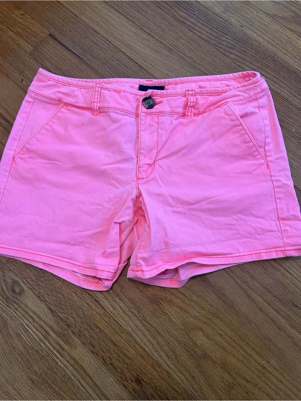 American Eagle Outfitters Neon Pink Denim Shorts